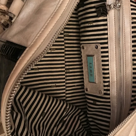 LAMB Roma large bag tote in silver